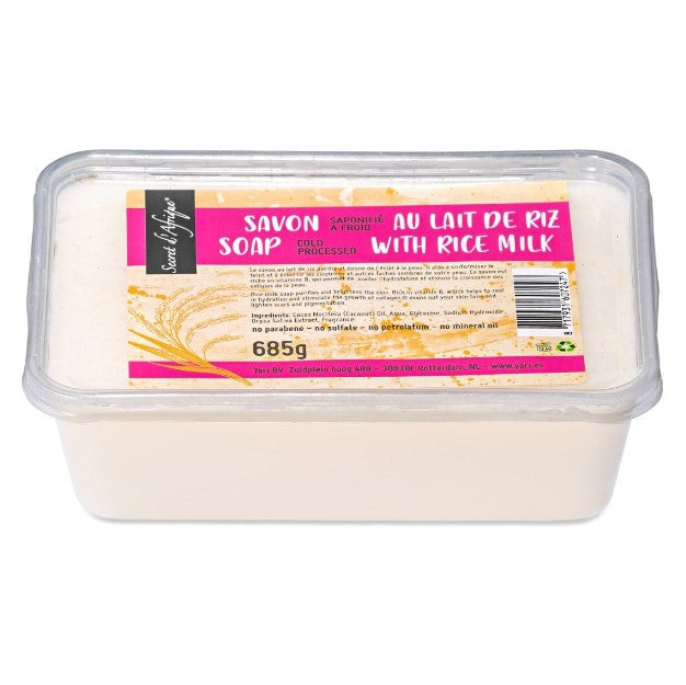 Secret d'Afrique Soap with Rice Milk Cold Processed 685g