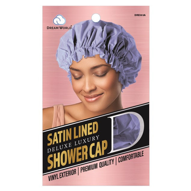 Dream World W-Shower Cap Deluxe Assorted #DRE103A