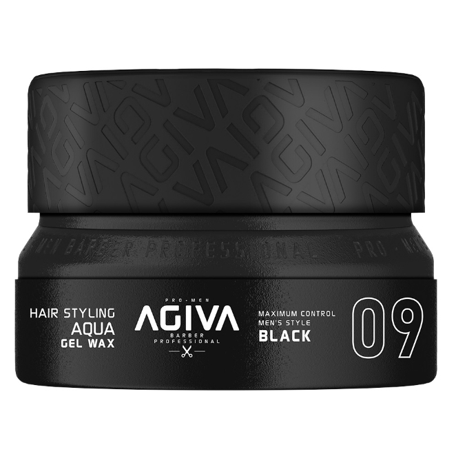 Agiva Styling Hair Gel Wax 155ml - Black #9
