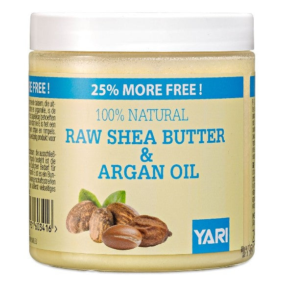 Yari 100% Raw Shea Butter & Argan Oil 250 ml