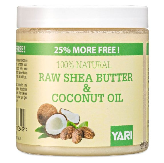 Yari 100% Raw Shea Butter & Coconut Oil 250ml