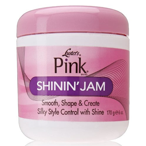 Pink Shinin' Jam Smooth, Shape and Create Silky Style Control with Shine 171g