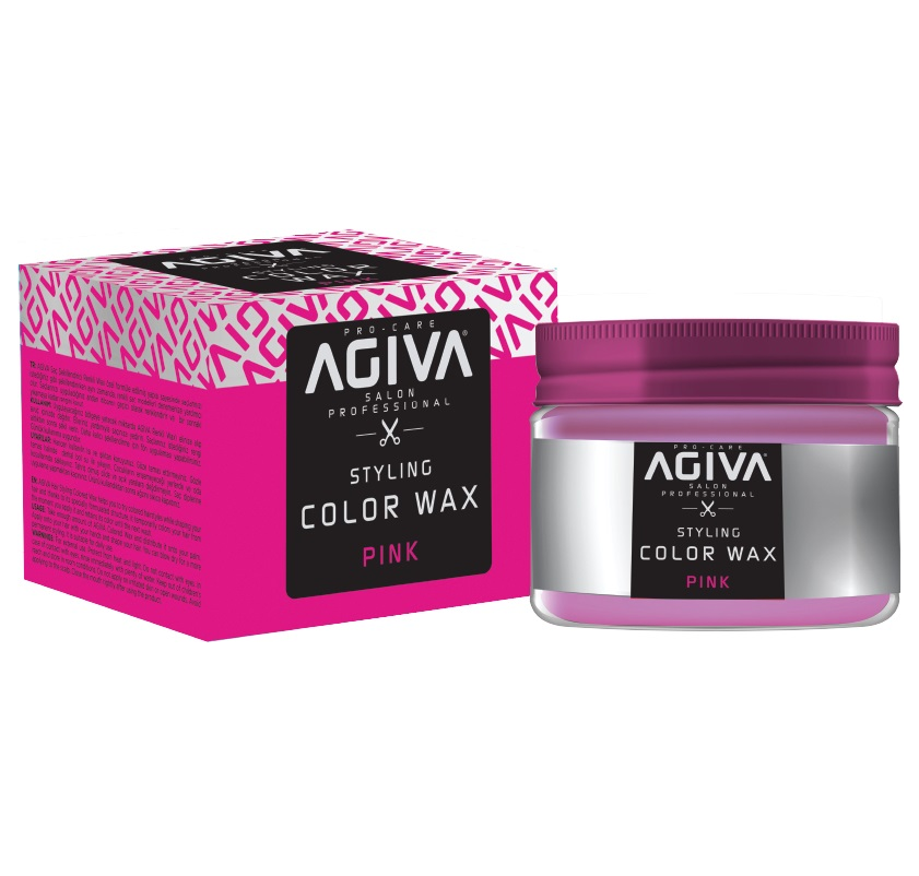 Agiva Hair Styling Color Wax Pink 120ml