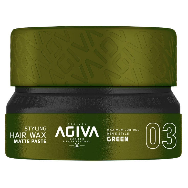 Agiva Styling Hair Wax Matte Paste 155ml - Green #3