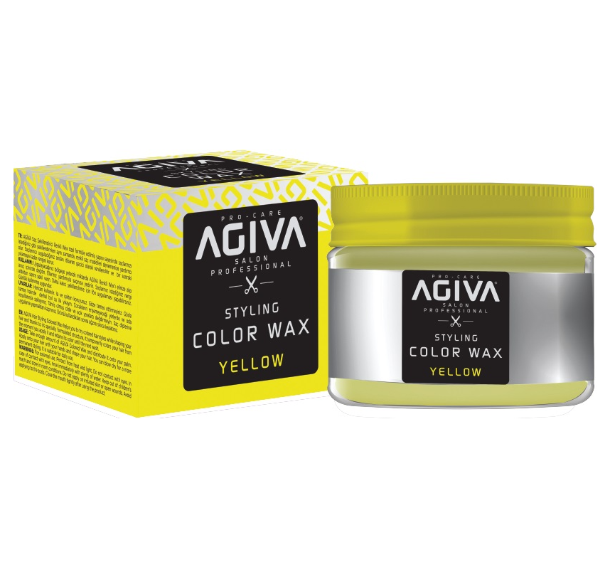 Agiva Hair Styling Color Wax Yellow 120ml