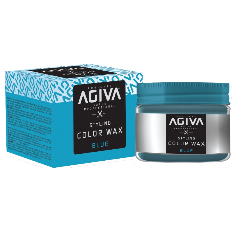 Agiva Hair Styling Color Wax Blue 120ml