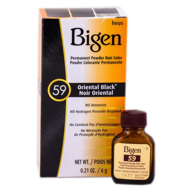 Bigen Powder Hair Color (Large Packing) #59 Oriental Black