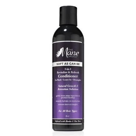 The Mane Choice Soft As Can Be Revitalize & Refresh 3-in-1 Co-Wash, Leave In, Detangler 236ml