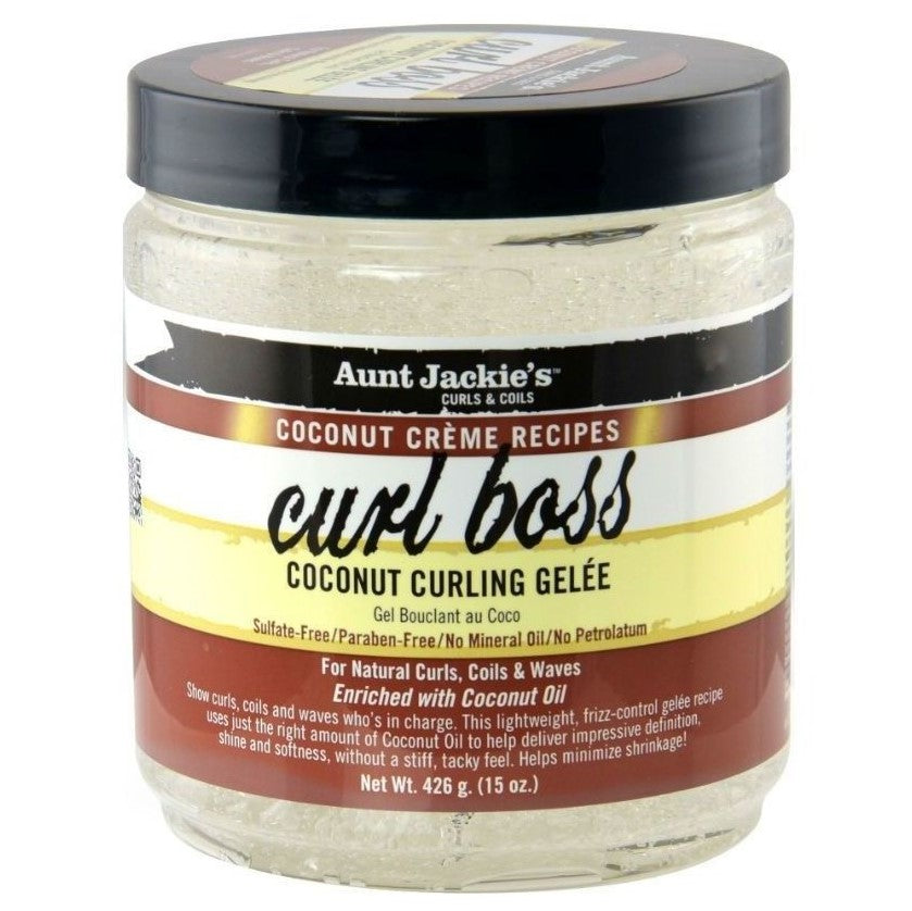 Aunt Jackie's Coconut Creme Recipes Curl Boss Coconut Curling Gel 443ml