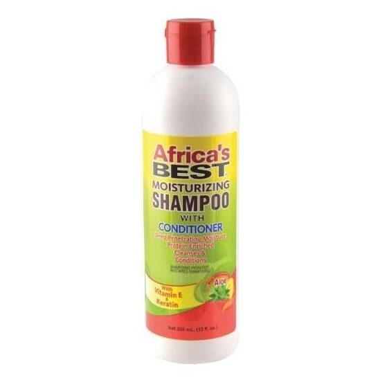 Africas Best Moisturizing Shampoo with Conditioner 12 oz