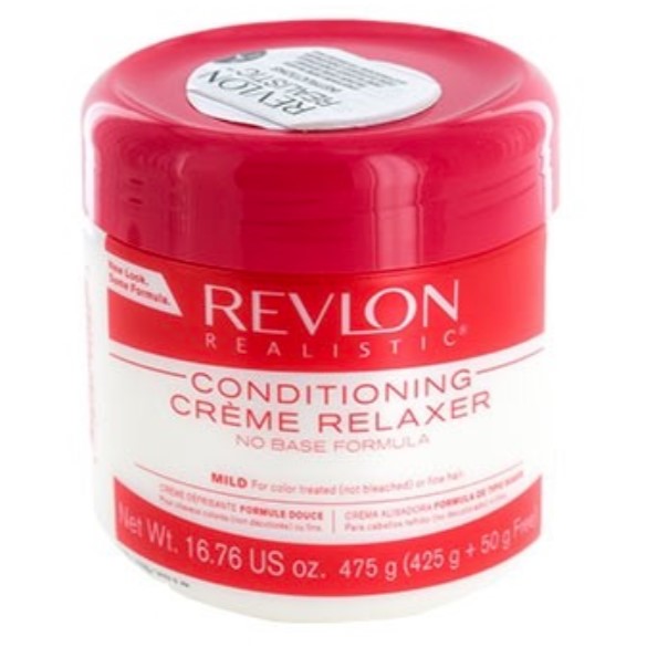 Revlon Realistic Conditioning Creme Relaxer No Base Mild Strength for Color Treated 16.76 oz