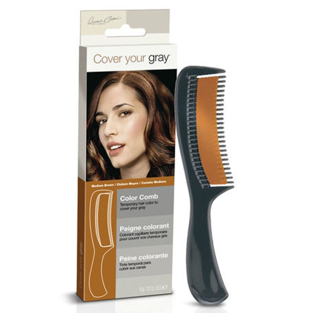 Cover Your Gray Comb Medium Brown 5108