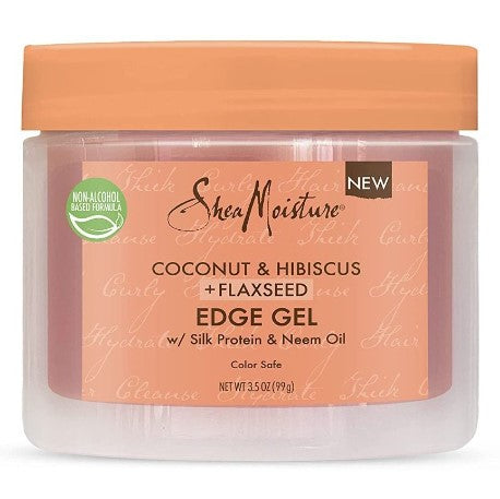 Shea Moisture Coconut & Hibiscus Flaxseed Edge Control Gel 3.5 oz