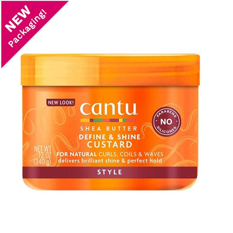 Cantu Shea Butter Natural Hair Define and Shine Custard 12oz