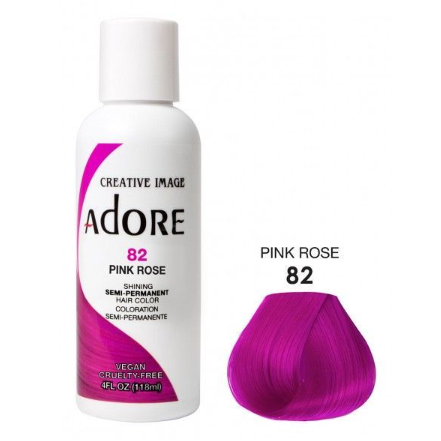Adore Semi Permanent Hair Color 82 Pink Rose 118ml