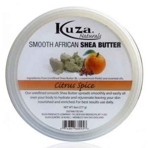 Kuza African Sheabutter Smooth Citrus Spice 8oz
