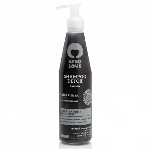 Afro Love Detox Shampoo Activated Charcoal 16oz