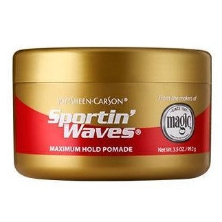 Sportin Waves Pomade Maximum Hold 3.5 oz