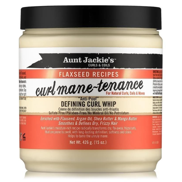 Aunt Jackie's Curls & Coils Flaxseed Recipes Curl Mane-Tenance Defining Curl Whip 426 gr
