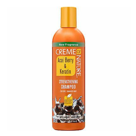 Creme of Nature Acai Berry & Keratin Strengthening Shampoo 12 oz