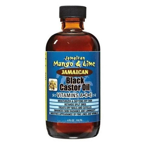 Jamaican Mango & Lime Black Castor Oil Vitamins A,D&E 4oz
