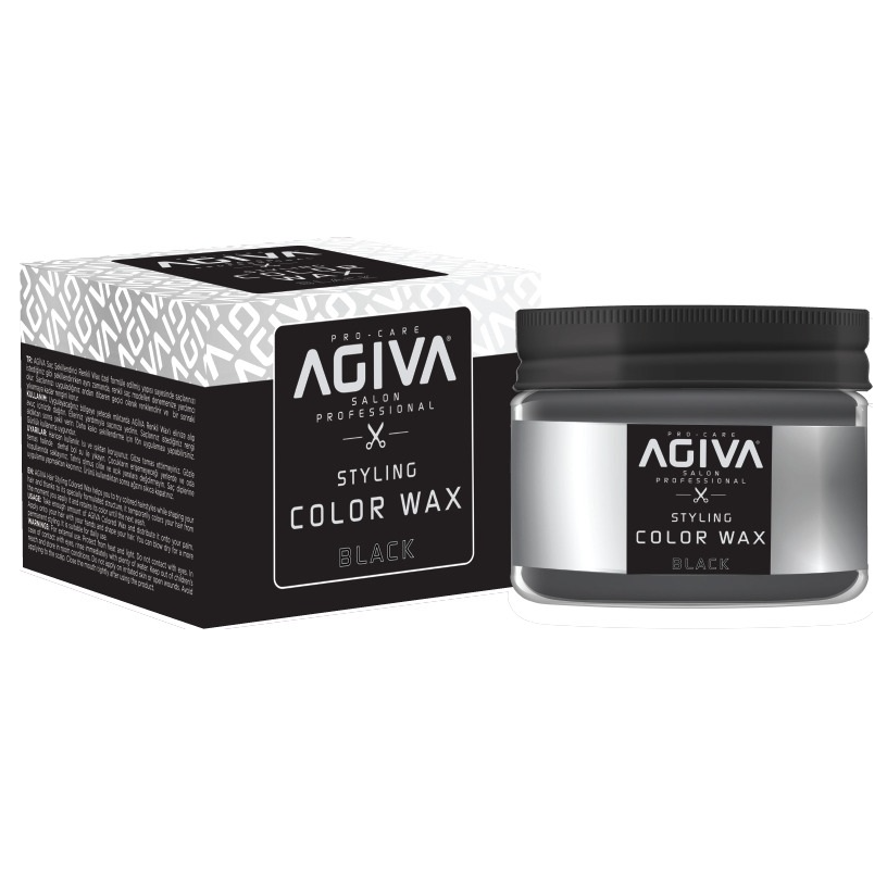Agiva Hair Styling Color Wax Black 120ml
