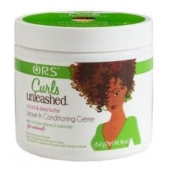 ORS Curls Unleashed Cocoa & Shea Butter Leave In Conditioning Creme 16 oz