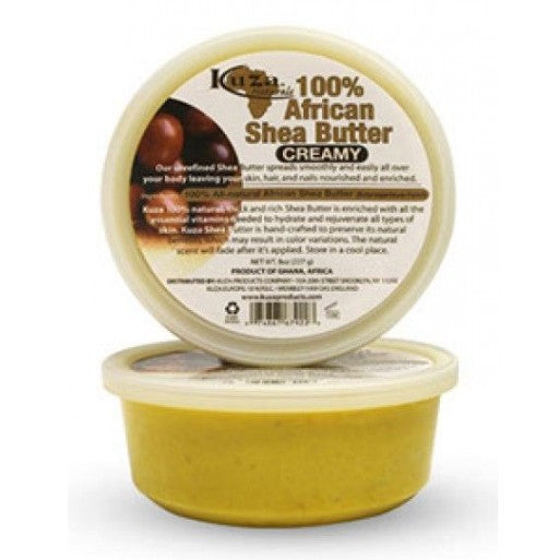 Kuza 100% African Shea Butter Creamy Yellow 15 oz