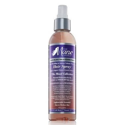 The Mane Choice Peach Black Tea & Vitamin Fusion Anti- Shedding & Intense Volume Therapy Hair Spray 8 oz