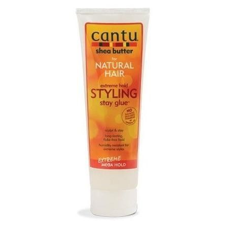 Cantu Shea Butter Natural Hair Extreme Hold Styling Stay Glue 227 Gr