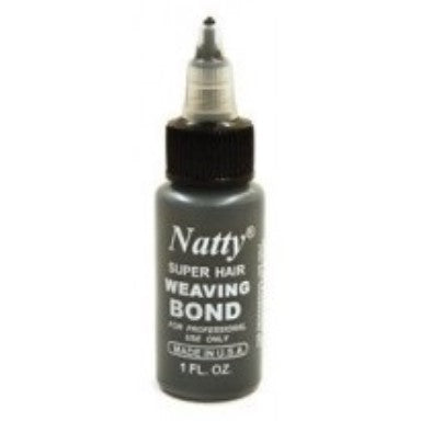 Natty Super Hair Weaving Bond Black 1oz
