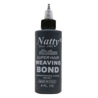 Natty Super Hair Weaving Bond Black 4 oz