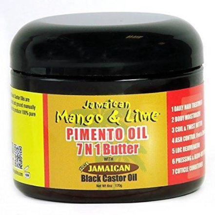 Jamaican Mango & Lime Black Castor Oil Pimento 7N1 Butter 6oz