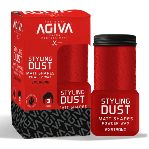 Agiva Styling Hair Powder Wax Extra Strong 20 Gr -Red #3
