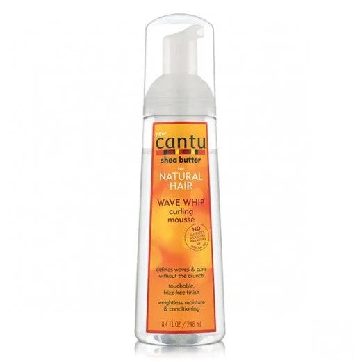 Cantu Shea Butter Natural Wave Whip Curl Mousse 8.4oz