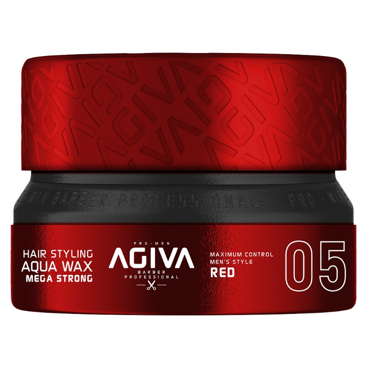 Agiva Styling Hair Wax Aqua Mega Strong 155ml - Red #5