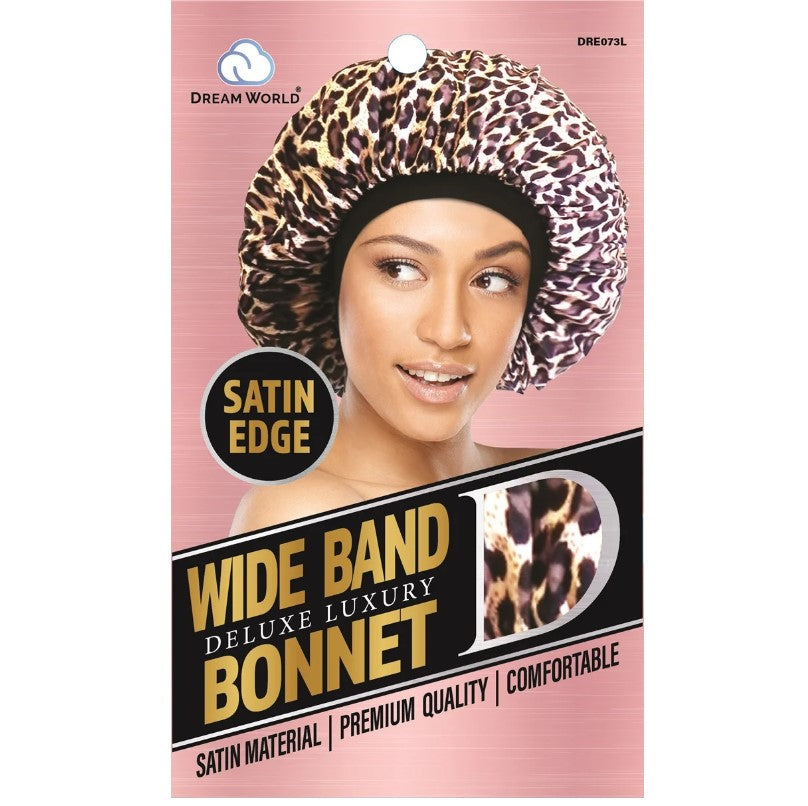 Dream World Satin Edge Wide Band Deluxe Luxury Bonnet DRE073L