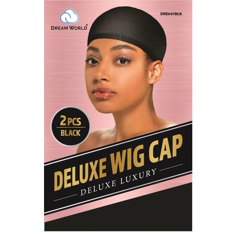 Dream World Deluxe Wig Cap Black DRE097BLK