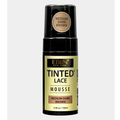 Ebin Tinted Lace Mousse Medium Dark Brown 100ml