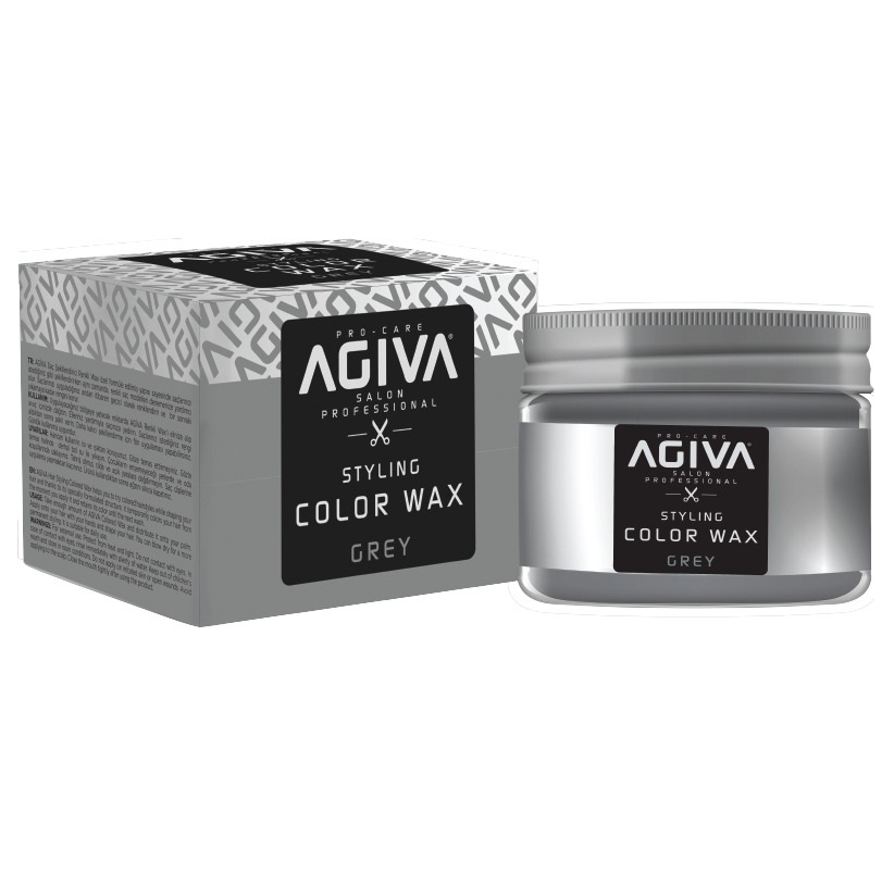 Agiva Hair Styling Color Wax Grey 120ml