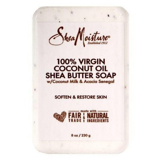 Shea Moisture 100% Virgin Coconut Oil Daily Hydration Bar Soap 230 Gr