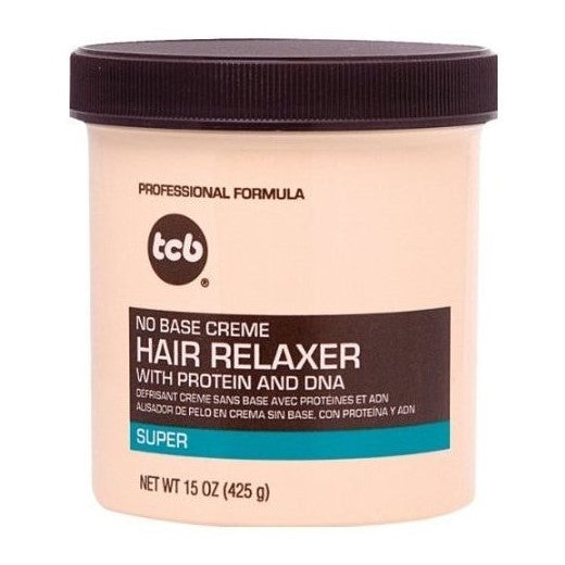 TCB No Base Creme Hair Relaxer Super 425 gr