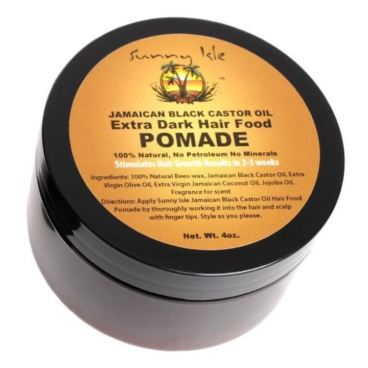 Sunny Isle Jamaican Extra Dark Black Castor Oil Pomade 4 oz