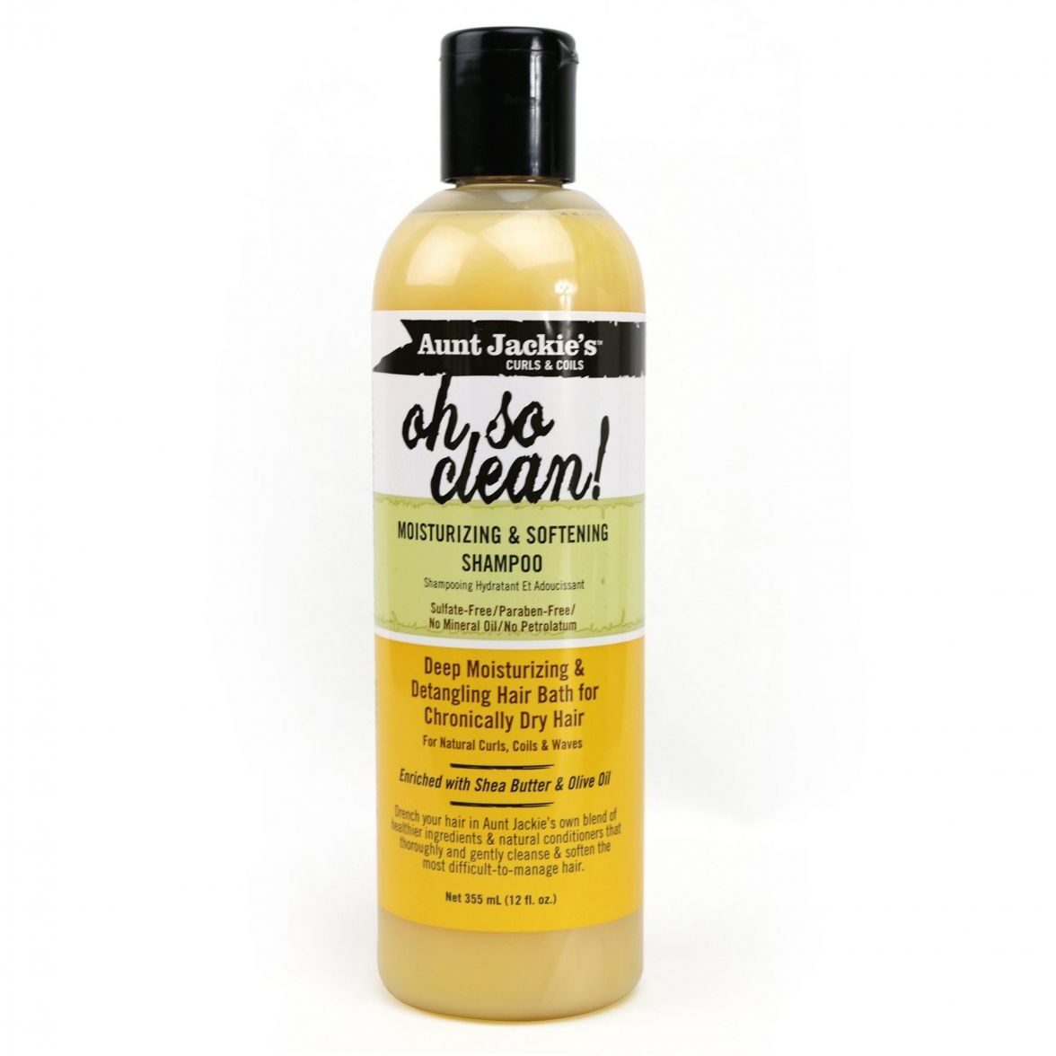 Aunt Jackie's Curls & Coils Oh So Clean! Moisturizing & Softening Shampoo 355m