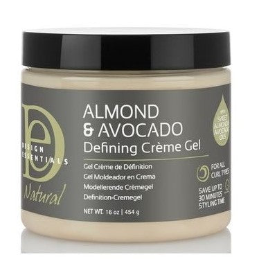 Design Essentials Almond & Avocado Curl Defining Creme Gel 454 Gr