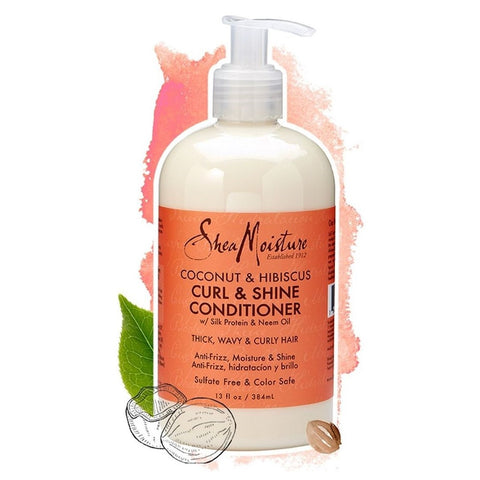 Shea Moisture Coconut & Hibiscus Curl & Shine Conditioner 384 ml