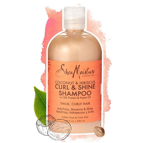 Shea Moisture Coconut & Hibiscus Curl & Shine Shampoo 384 ml