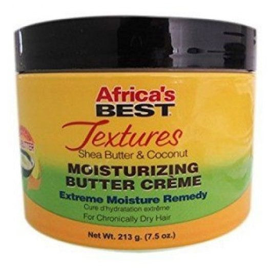 Africas Best Textures Shea Butter Coconut Moisturizing Butter Creme 213gr