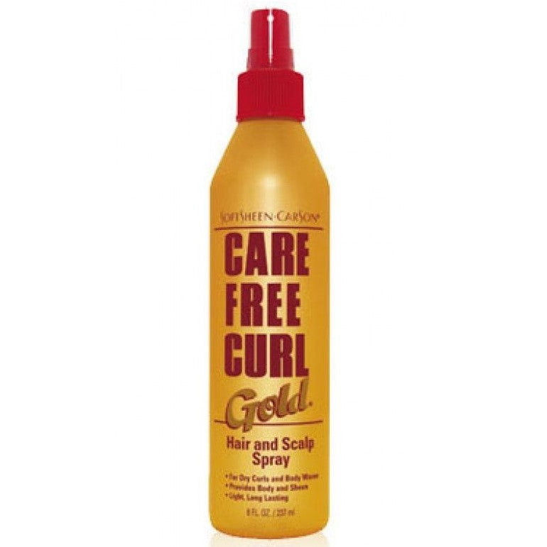 Care Free Curl Gold Hair & Scalp spray 8 oz