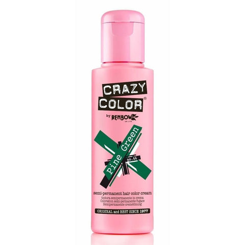 Crazy Color Pine Green 53 Semi Permanent Hair Color Cream